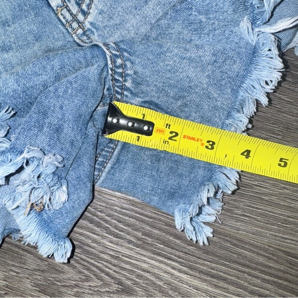 *3 for $15* REWASH American Original Denim Shorts 3 High-Rise Distressed Jeans - Picture 8 of 8